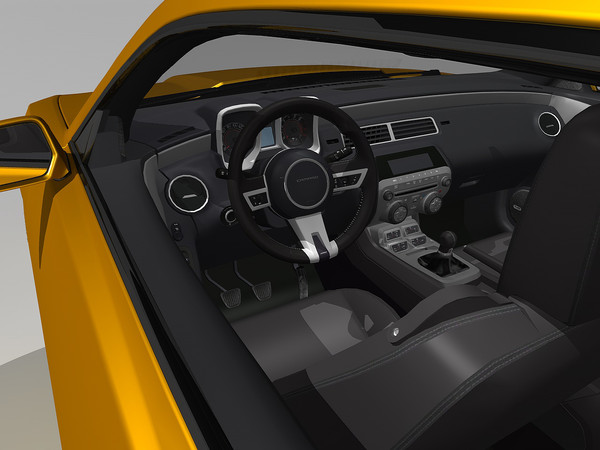 c4d chevrolet camaro 2010 - Chevrolet Camaro SS 2010 by TiRex3D