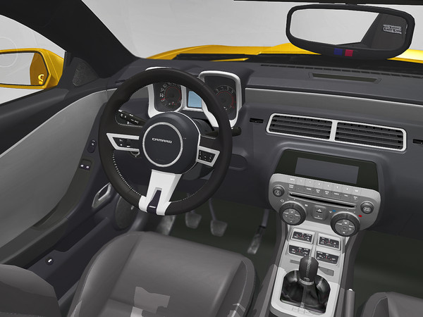 c4d chevrolet camaro 2010 - Chevrolet Camaro SS 2010 by TiRex3D