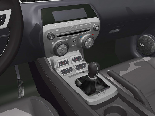 c4d chevrolet camaro 2010 - Chevrolet Camaro SS 2010 by TiRex3D