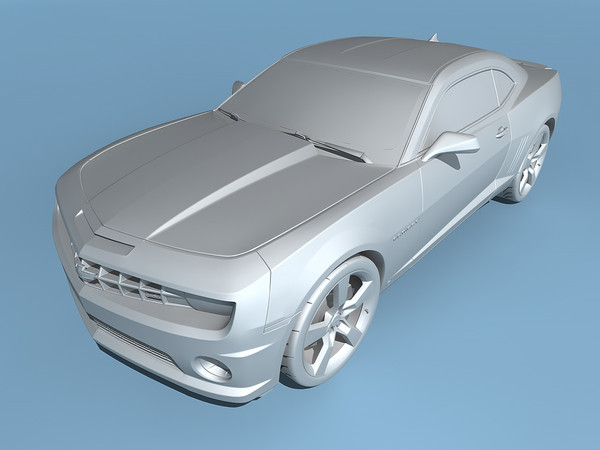 c4d chevrolet camaro 2010 - Chevrolet Camaro SS 2010 by TiRex3D