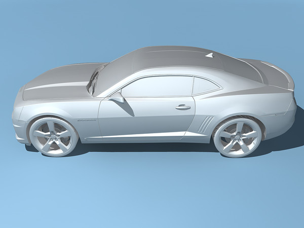 c4d chevrolet camaro 2010 - Chevrolet Camaro SS 2010 by TiRex3D