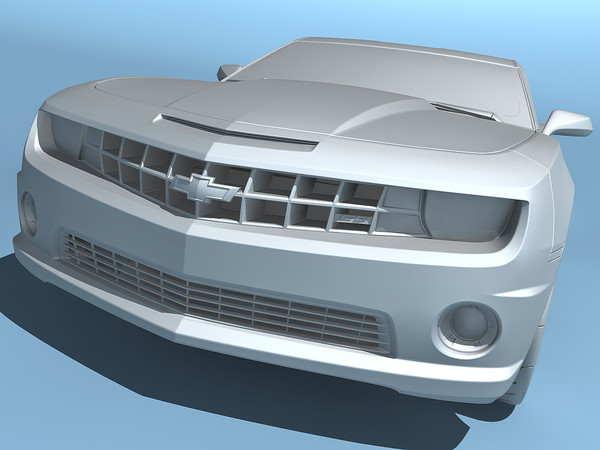 c4d chevrolet camaro 2010 - Chevrolet Camaro SS 2010 by TiRex3D