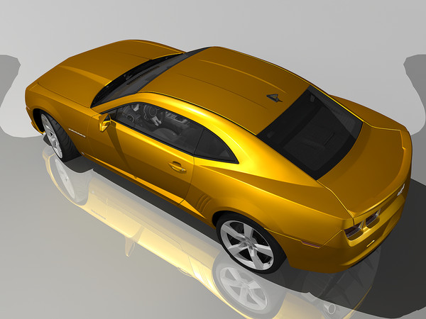 c4d chevrolet camaro 2010 - Chevrolet Camaro SS 2010 by TiRex3D