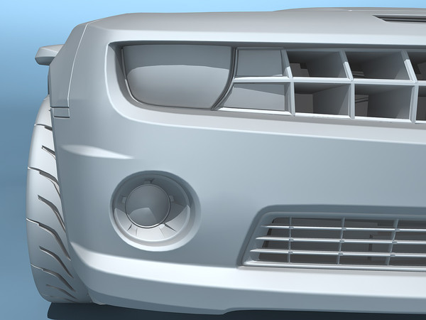 c4d chevrolet camaro 2010 - Chevrolet Camaro SS 2010 by TiRex3D