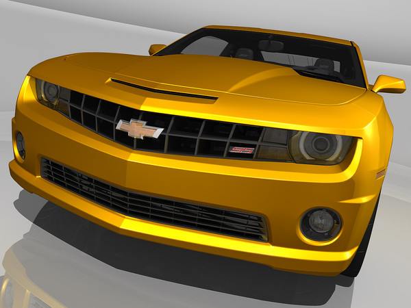 c4d chevrolet camaro 2010 - Chevrolet Camaro SS 2010 by TiRex3D