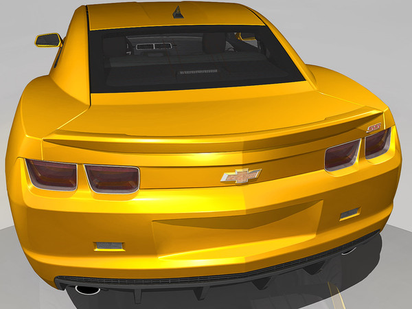 c4d chevrolet camaro 2010 - Chevrolet Camaro SS 2010 by TiRex3D