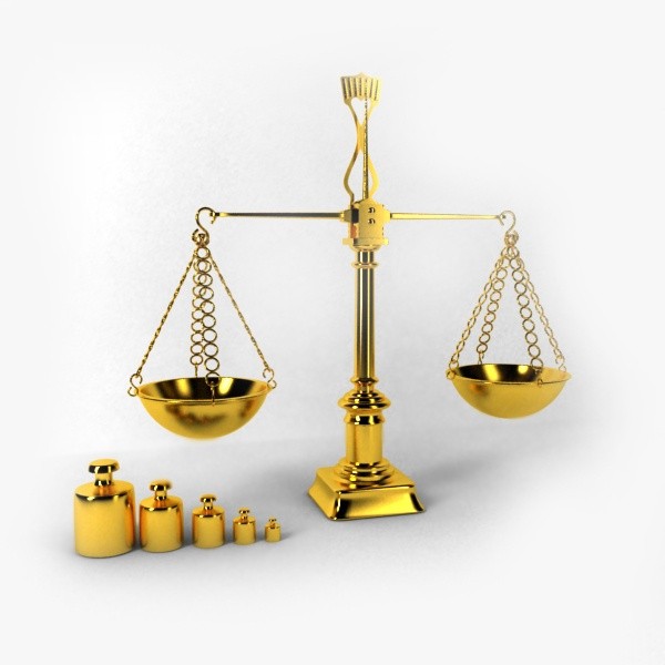 golden balancing 3d model - Golden Balance by shank3d