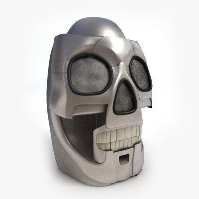 max metallic skull - Metal Skull by shank3d