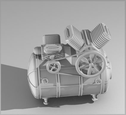 3d compressor model - Compressor by Litarvan