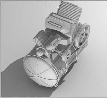 3d compressor model - Compressor by Litarvan