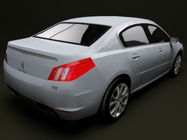 3d peugeot 508 - Peugeot 508 by mk2design