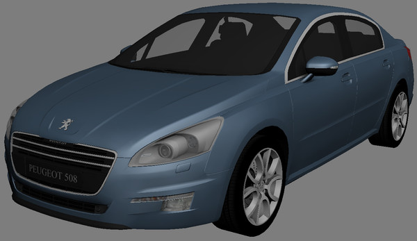 3d peugeot 508 - Peugeot 508 by mk2design
