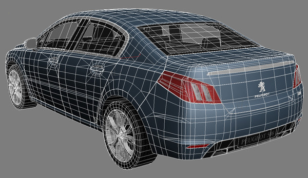 3d peugeot 508 - Peugeot 508 by mk2design