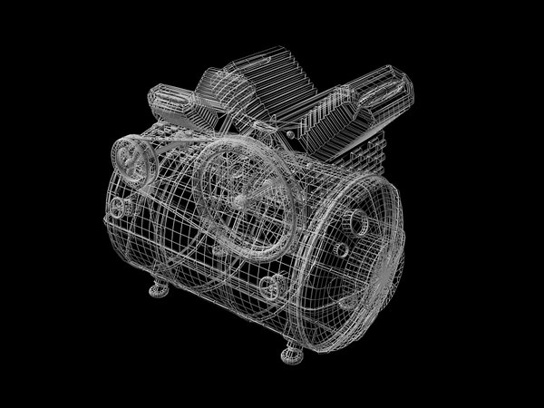 3d compressor model - Compressor by Litarvan