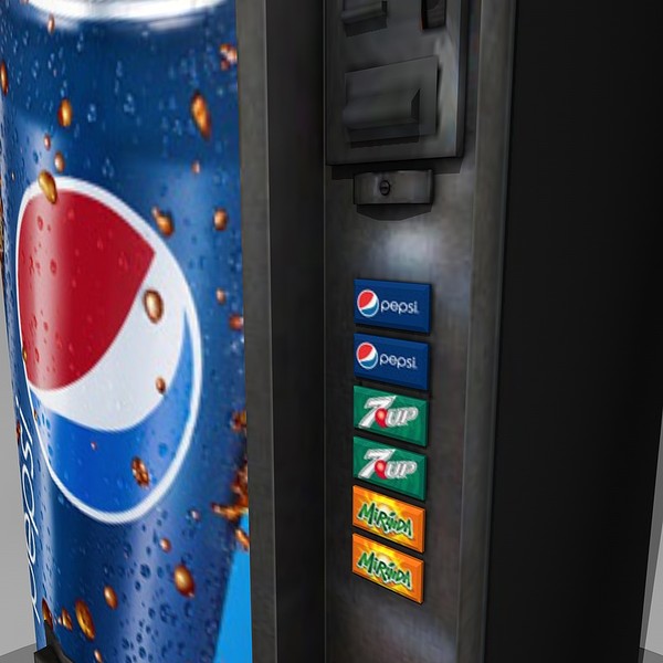 3d model of pepsi vending machine - Vending Machine Pepsi by TiRex3D