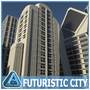 lwo futuristic cityscape