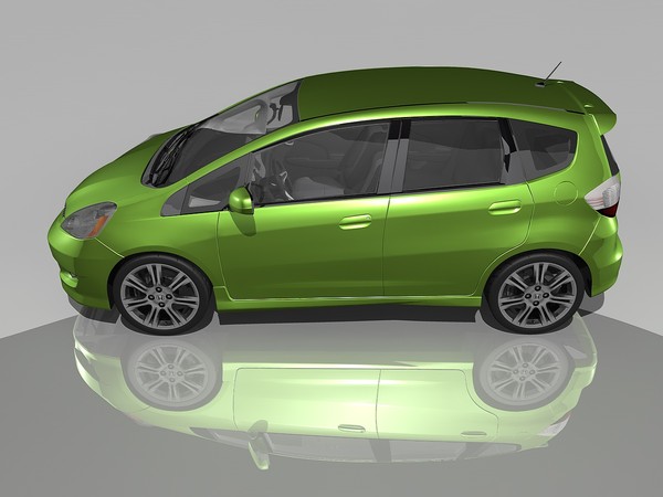 maya honda fit sport 2009 - Honda Fit Sport 2009 by TiRex3D
