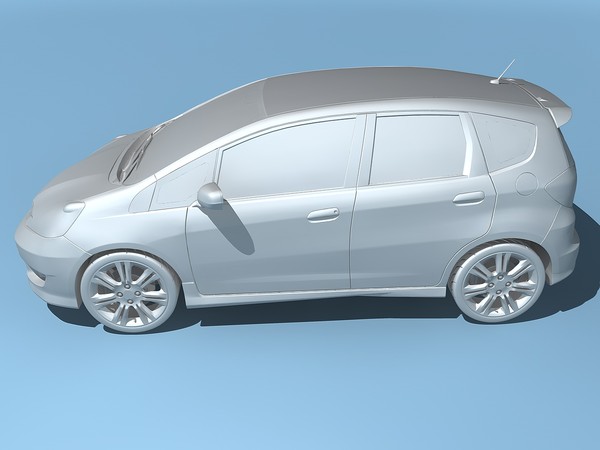 maya honda fit sport 2009 - Honda Fit Sport 2009 by TiRex3D