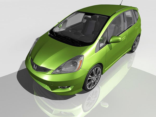 maya honda fit sport 2009 - Honda Fit Sport 2009 by TiRex3D