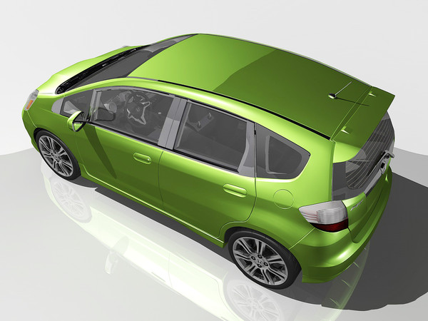 maya honda fit sport 2009 - Honda Fit Sport 2009 by TiRex3D