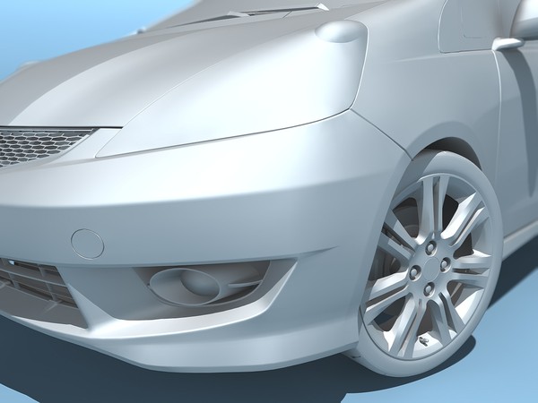 maya honda fit sport 2009 - Honda Fit Sport 2009 by TiRex3D