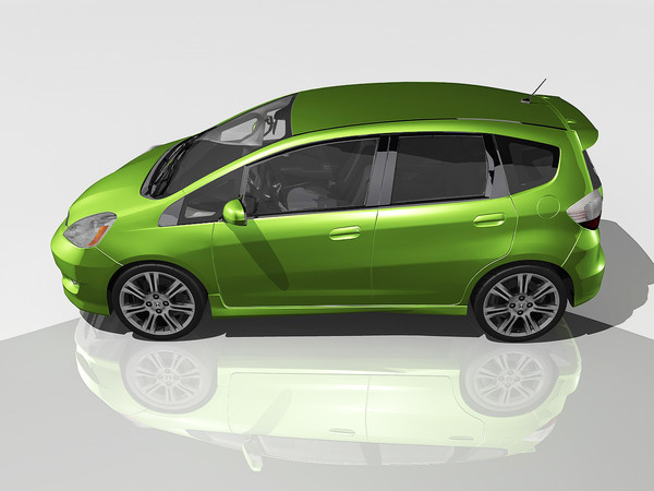 maya honda fit sport 2009 - Honda Fit Sport 2009 by TiRex3D
