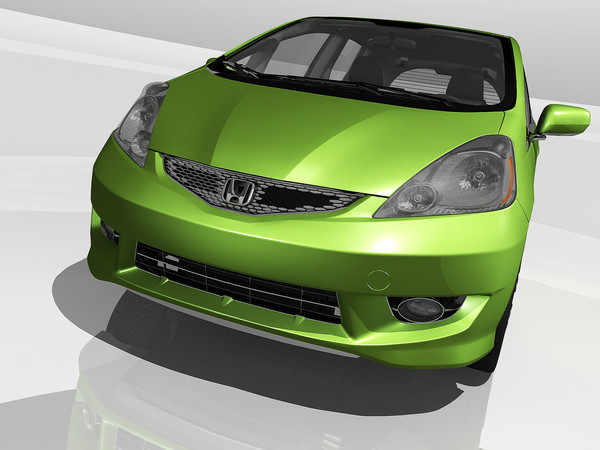 maya honda fit sport 2009 - Honda Fit Sport 2009 by TiRex3D