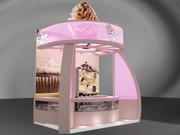 ies u 3d model - kiosk... by yurikazaaaa