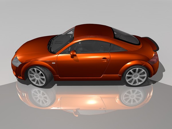 3d model audi tt quttro 2005 - Audi TT quttro 2005 by TiRex3D