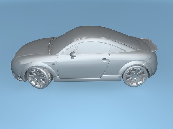 3d model audi tt quttro 2005 - Audi TT quttro 2005 by TiRex3D