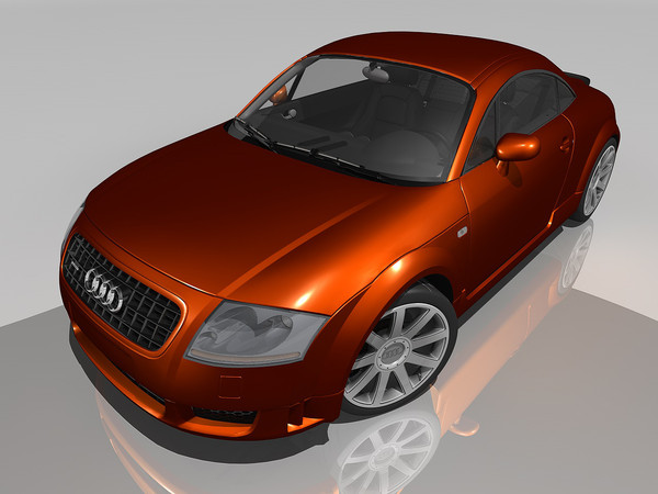 3d model audi tt quttro 2005 - Audi TT quttro 2005 by TiRex3D