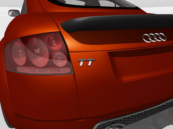 3d model audi tt quttro 2005 - Audi TT quttro 2005 by TiRex3D