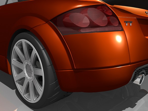 3d model audi tt quttro 2005 - Audi TT quttro 2005 by TiRex3D