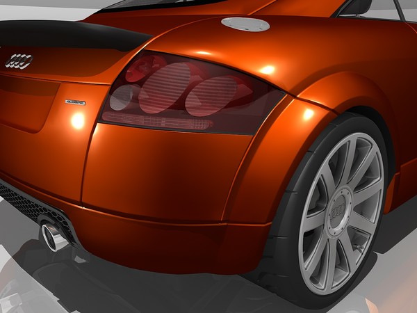 3d model audi tt quttro 2005 - Audi TT quttro 2005 by TiRex3D