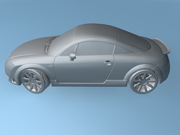3d model audi tt quttro 2005 - Audi TT quttro 2005 by TiRex3D