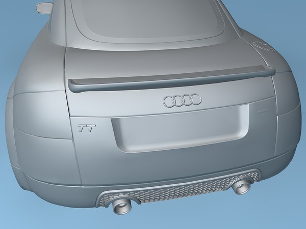 3d model audi tt quttro 2005 - Audi TT quttro 2005 by TiRex3D