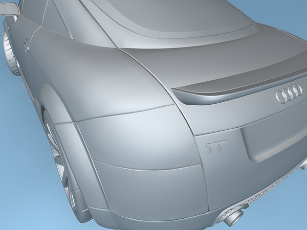 3d model audi tt quttro 2005 - Audi TT quttro 2005 by TiRex3D