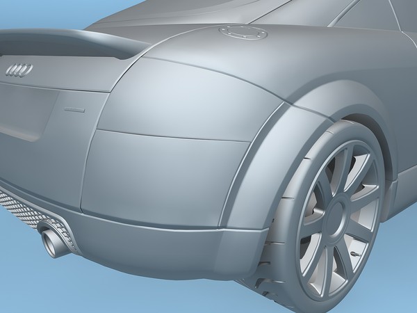 3d model audi tt quttro 2005 - Audi TT quttro 2005 by TiRex3D