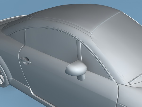 3d model audi tt quttro 2005 - Audi TT quttro 2005 by TiRex3D