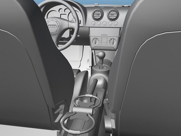 3d model audi tt quttro 2005 - Audi TT quttro 2005 by TiRex3D