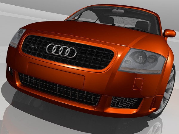 3d model audi tt quttro 2005 - Audi TT quttro 2005 by TiRex3D