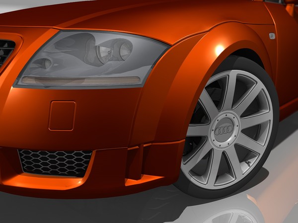 3d model audi tt quttro 2005 - Audi TT quttro 2005 by TiRex3D