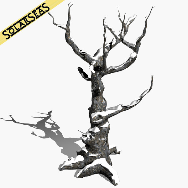 3d scanline winter tree snow seamless model - Winter Tree with Snow by solarseas