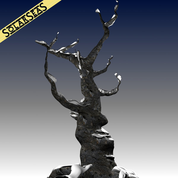 3d scanline winter tree snow seamless model - Winter Tree with Snow by solarseas