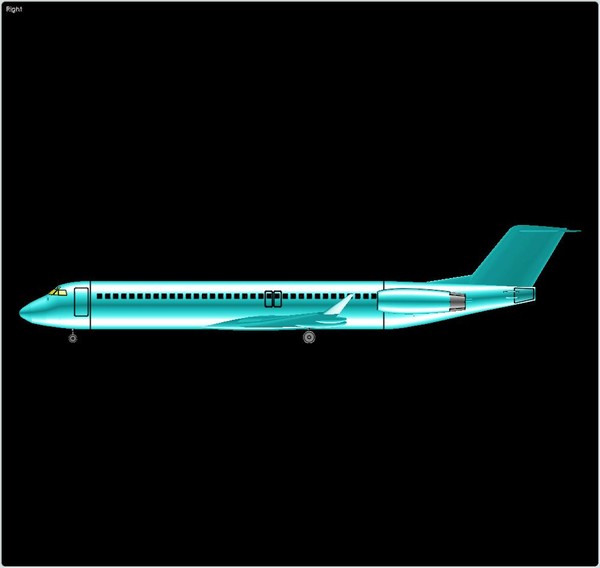 fokker solid assembly 100 3d dwg - Fokker 100 Next Gen Solid Assembly Model by RodgerSaintJohn