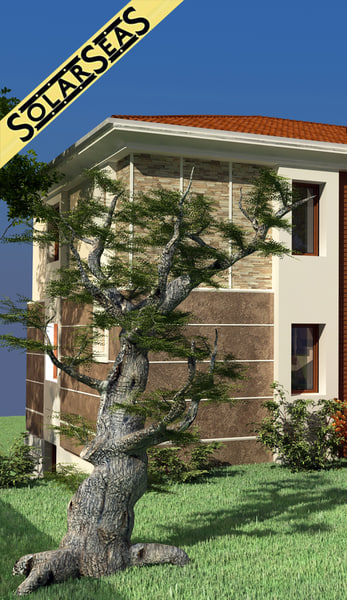 maya scanline ash tree - Old Ash Tree by solarseas