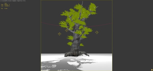 maya scanline ash tree - Old Ash Tree by solarseas