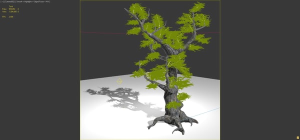 maya scanline ash tree - Old Ash Tree by solarseas