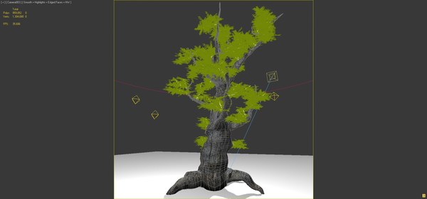 maya scanline ash tree - Old Ash Tree by solarseas