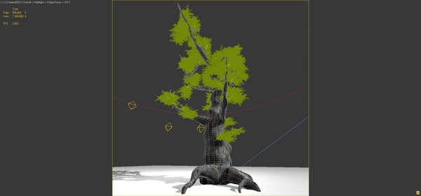maya scanline ash tree - Old Ash Tree by solarseas